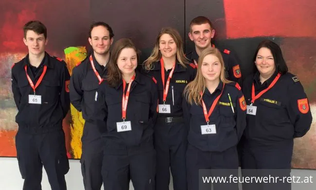 Foto 1, 03.03.2018, NÖ Funkleistungsabzeichen in Gold - 7 erfolgreiche Teilnehmer der Feuerwehr Retz