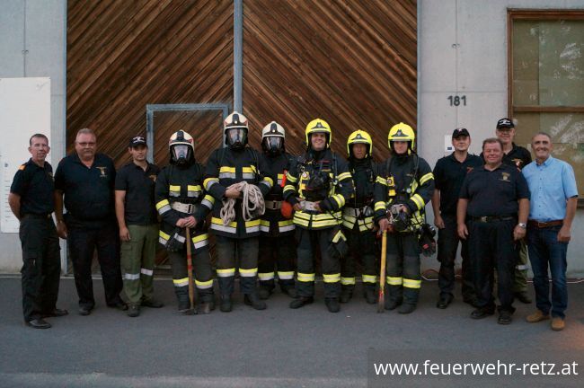 Foto 5, 31.08.2017, NASÜ - Normierte Atemschutzübung im Feuerwehrabschnitt Retz - 2 Trupps waren im Einsatz