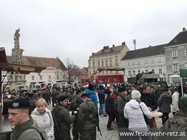 Foto 1, 28.01.2020, Angelobung von rund 450 Rekruten