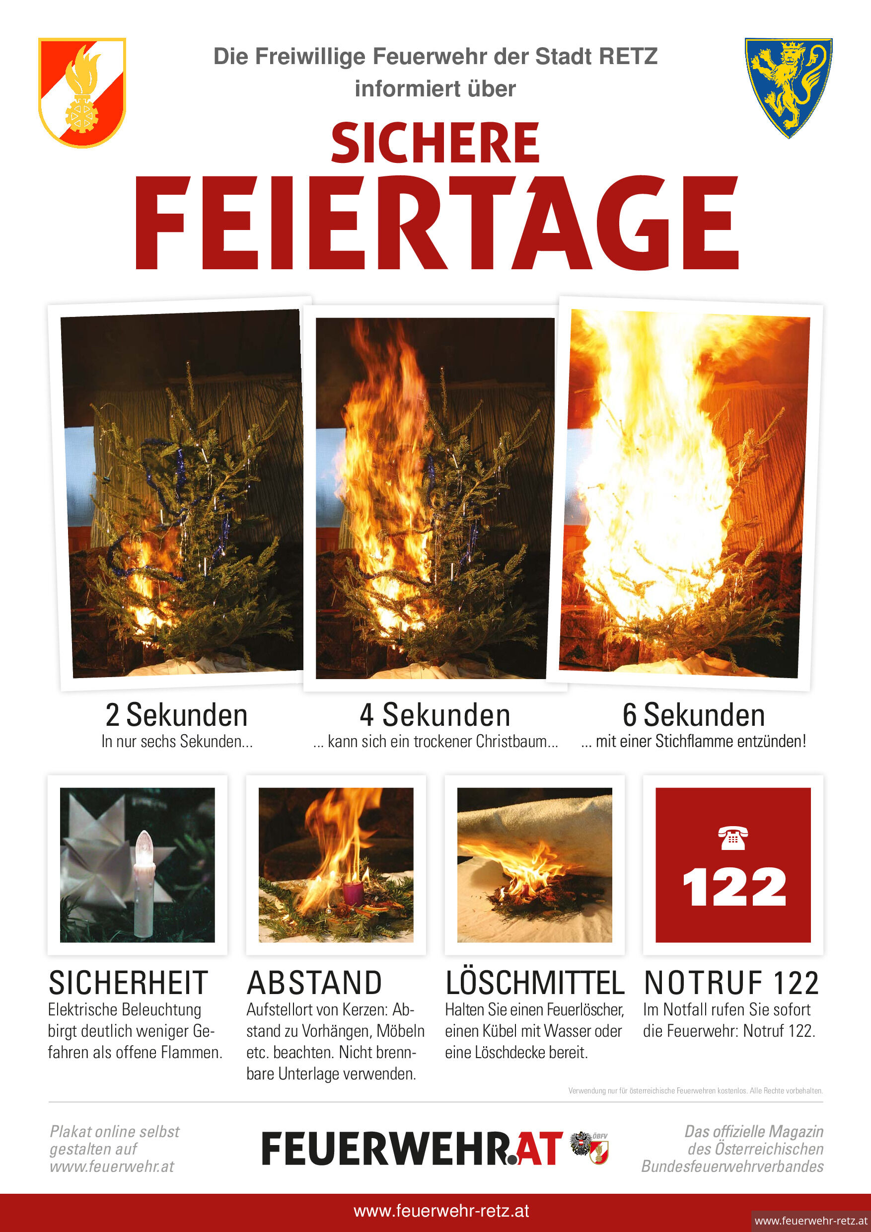 Foto 1, 20.12.2020, Informationen zu sicheren Feiertagen