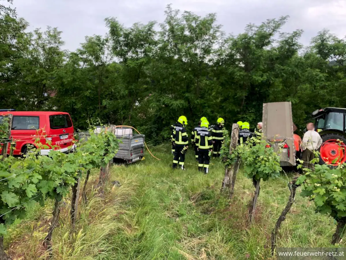 Foto 6, 09.06.2023, Technischer Einsatz - Traktorbergung