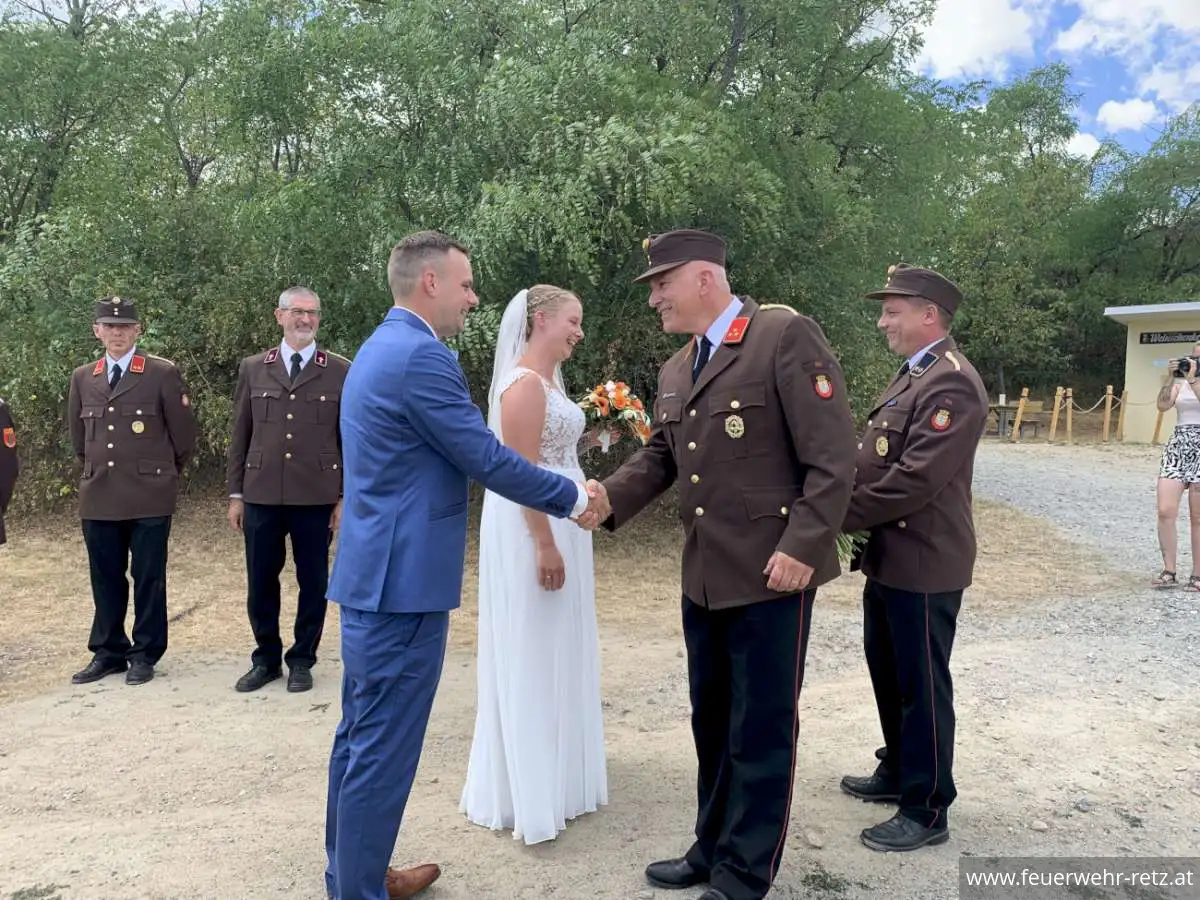 Foto 2, 02.08.2023, HFM Alexandra Weiss hat geheiratet