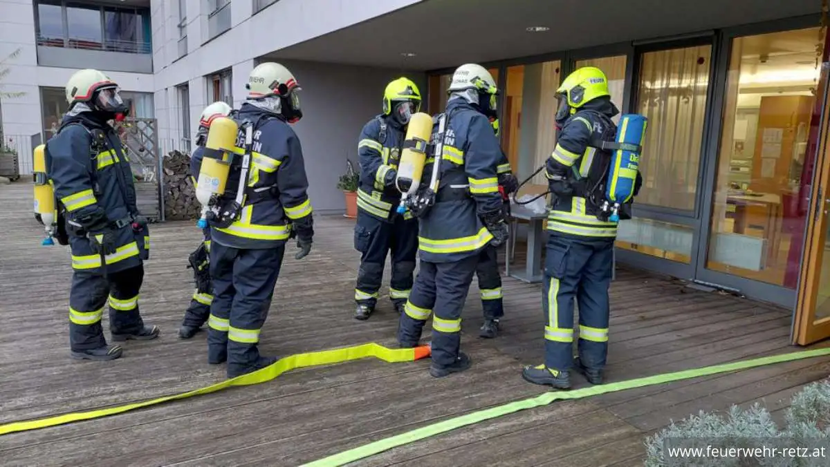 Foto 17, 19.11.2023, Branddienstübung im Pflegezentrum Retz