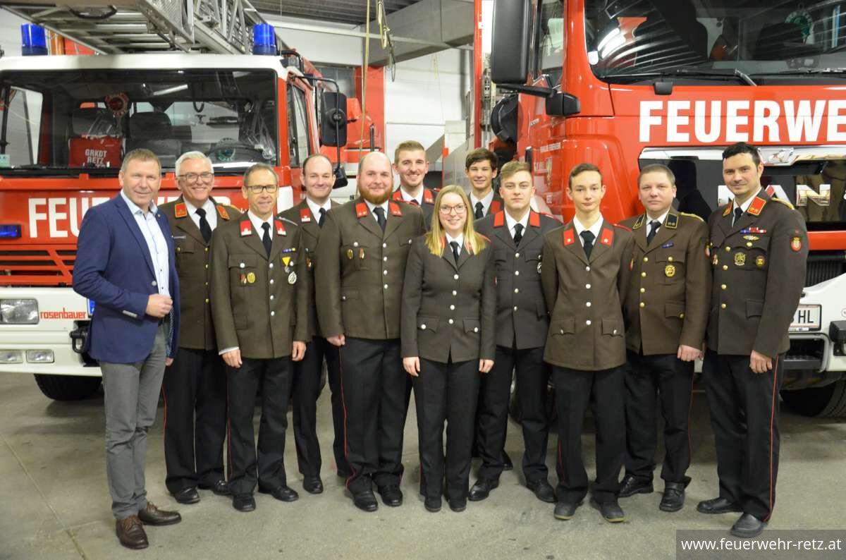 Foto 1, 28.01.2025, Mitgliederversammlung der Feuerwehr Retz