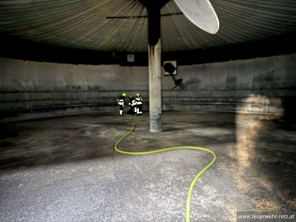 Foto 8, 28.07.2025, Einsatzübung in der Biogasanlage Retz