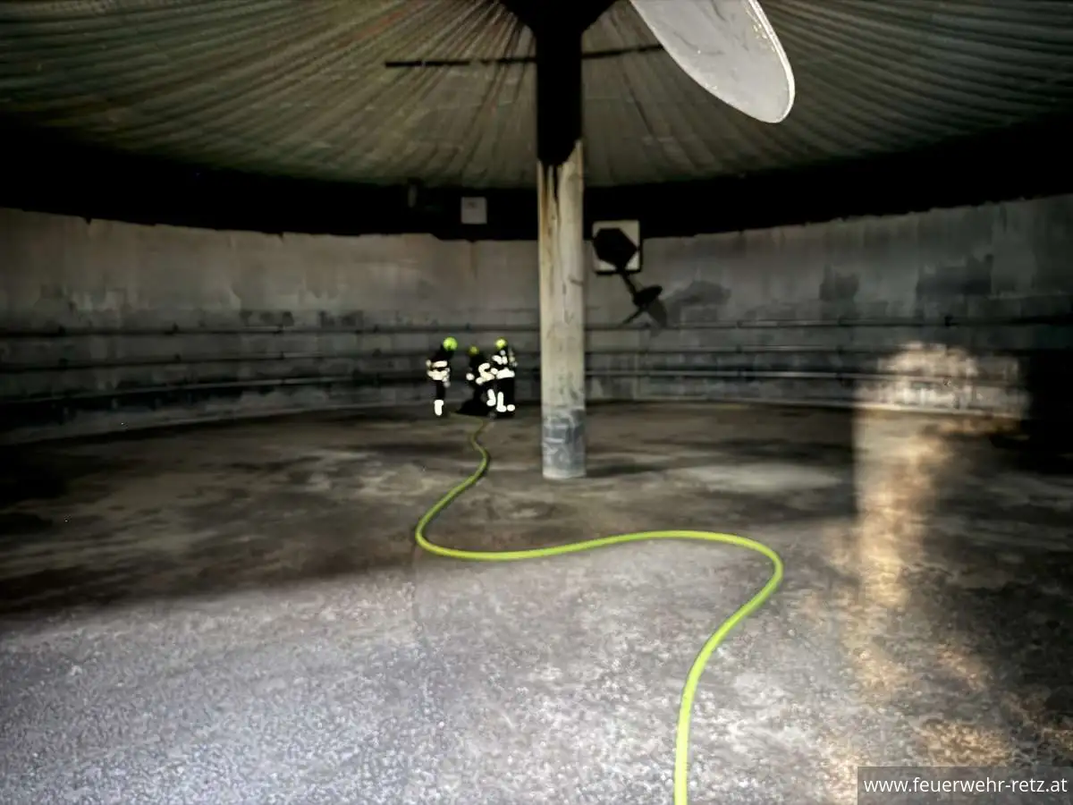Foto 8, 28.07.2025, Einsatzübung in der Biogasanlage Retz