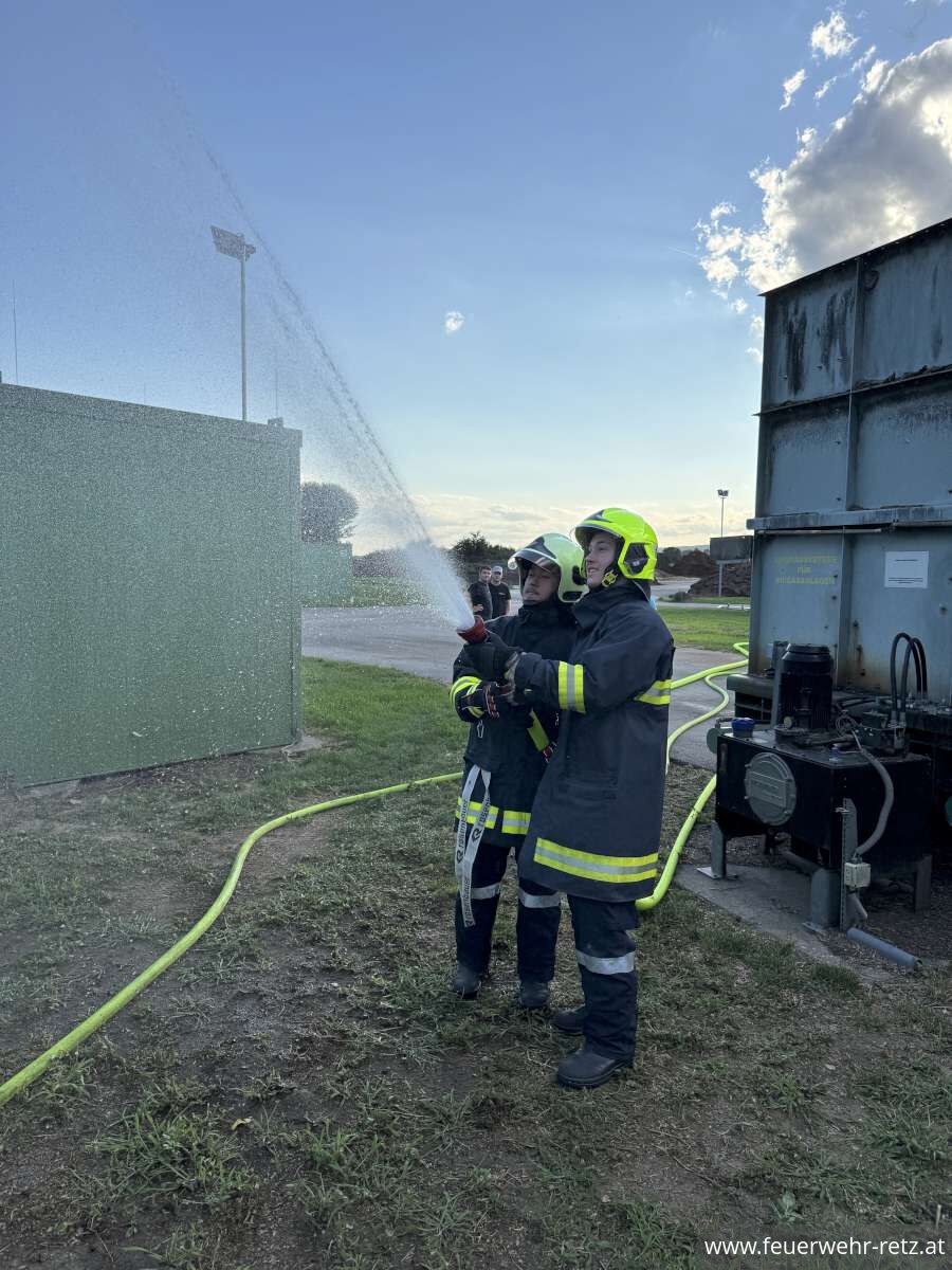 Foto 10, 28.07.2025, Einsatzübung in der Biogasanlage Retz