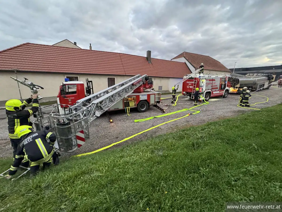 Foto 7, 13.10.2025, Unterabschnittsübung des UA Retz in Kleinriedenthal
