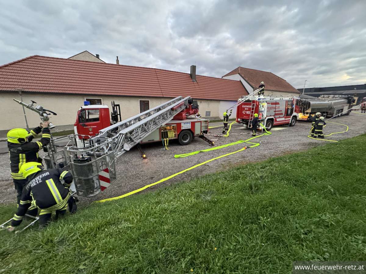 Foto 7, 13.10.2025, Unterabschnittsübung des UA Retz in Kleinriedenthal