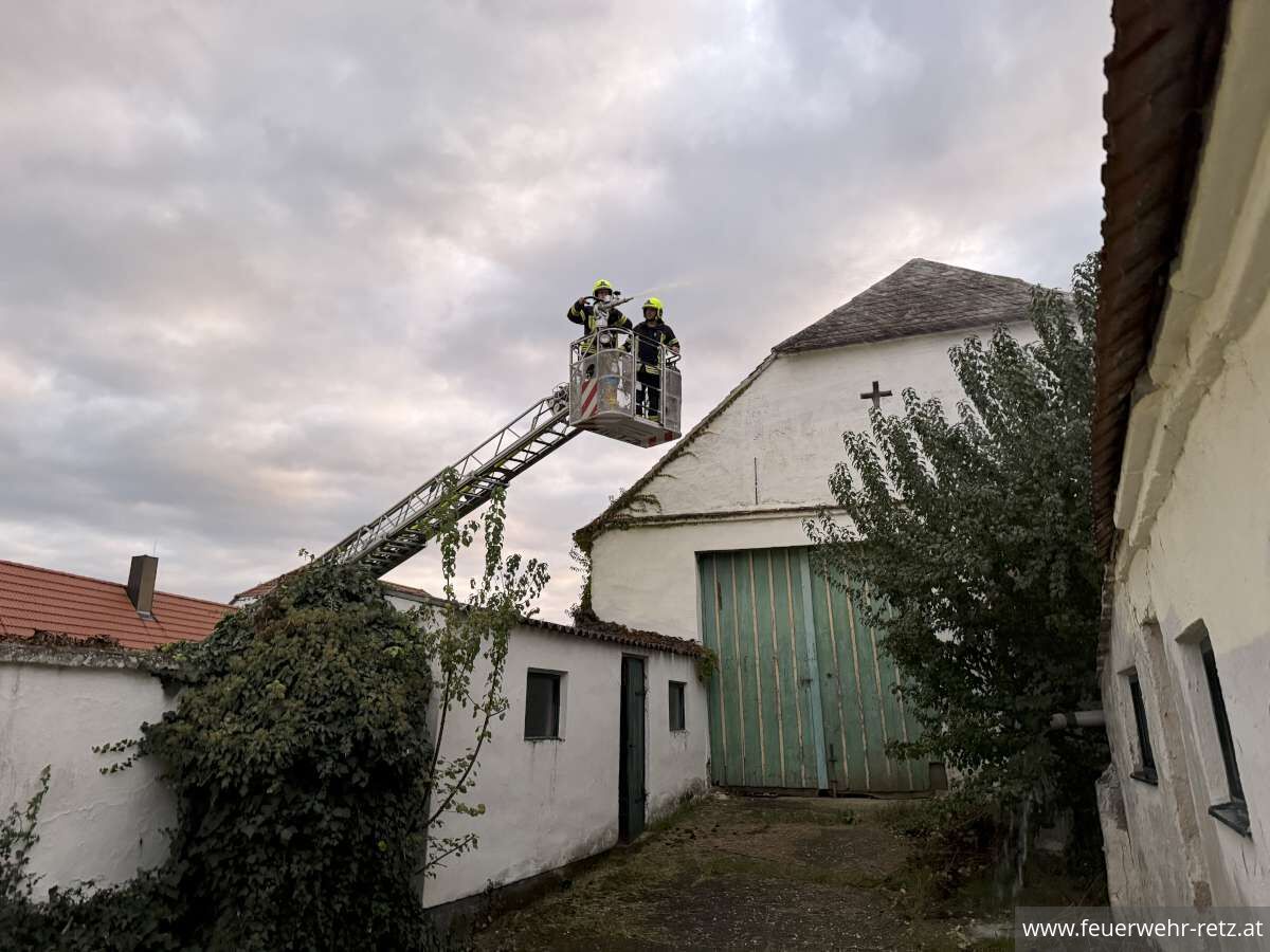 Foto 12, 13.10.2025, Unterabschnittsübung des UA Retz in Kleinriedenthal