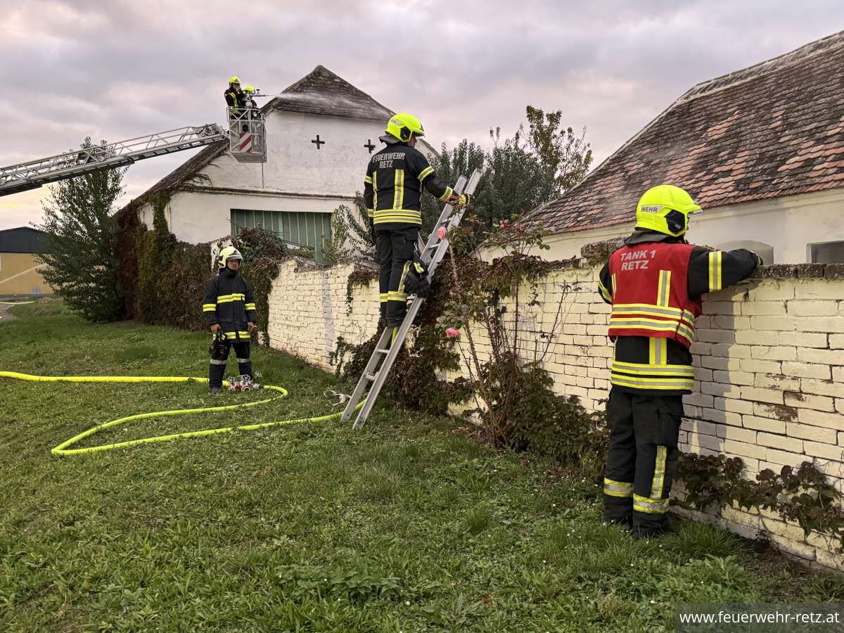 Foto 14, 13.10.2025, Unterabschnittsübung des UA Retz in Kleinriedenthal