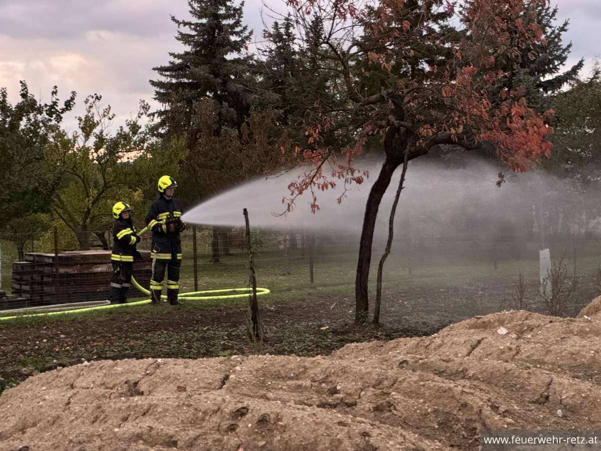 Foto 17, 13.10.2025, Unterabschnittsübung des UA Retz in Kleinriedenthal