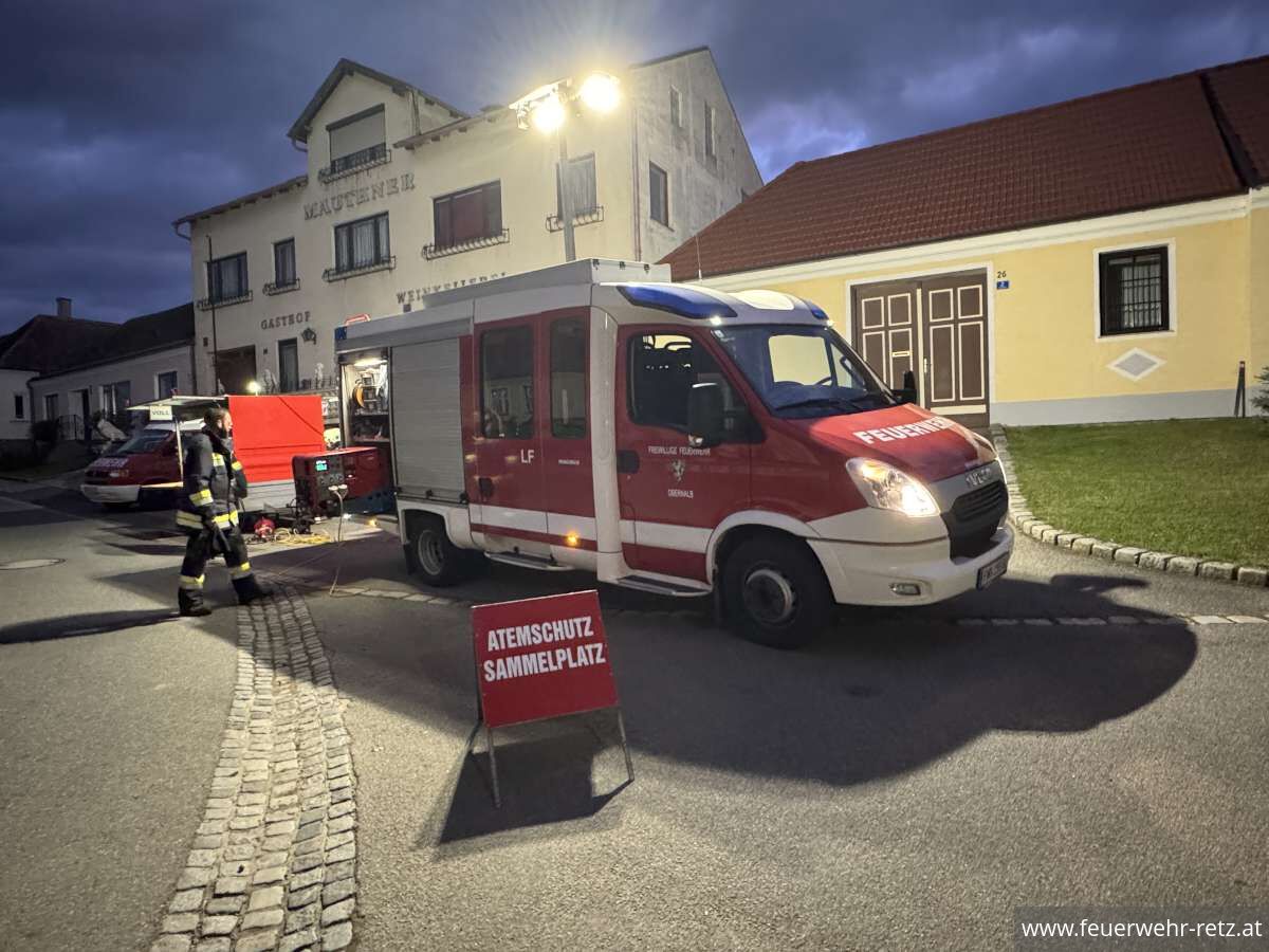 Foto 23, 13.10.2025, Unterabschnittsübung des UA Retz in Kleinriedenthal
