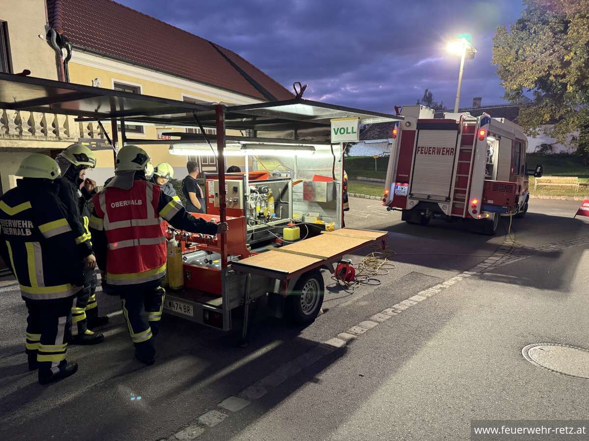 Foto 24, 13.10.2025, Unterabschnittsübung des UA Retz in Kleinriedenthal