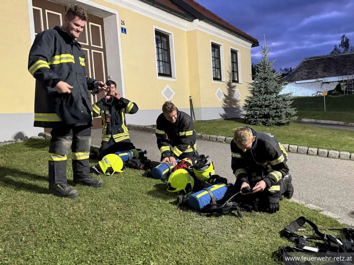 Foto 25, 13.10.2025, Unterabschnittsübung des UA Retz in Kleinriedenthal