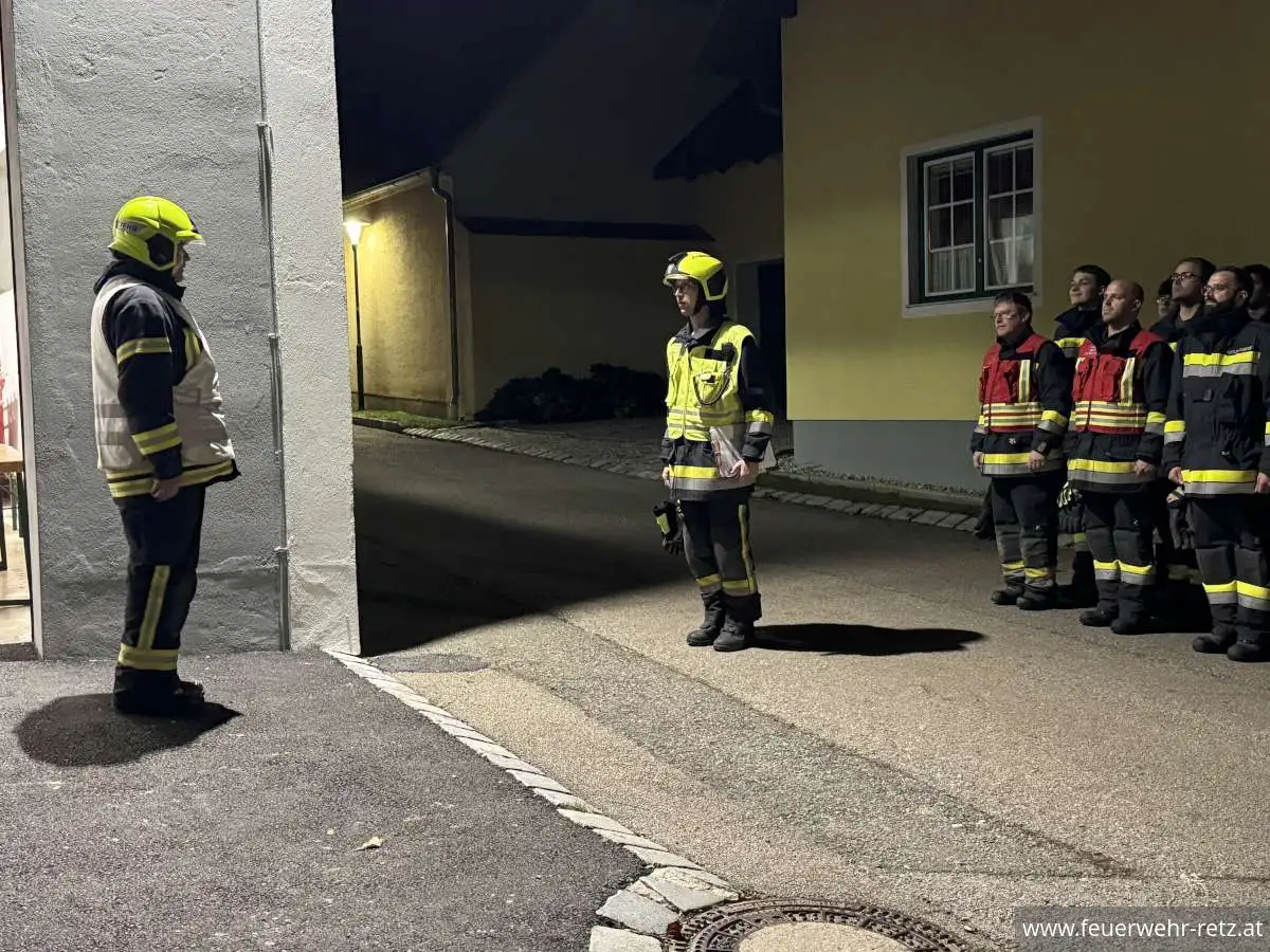 Foto 29, 13.10.2025, Unterabschnittsübung des UA Retz in Kleinriedenthal