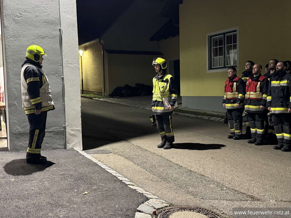 Foto 29, 13.10.2025, Unterabschnittsübung des UA Retz in Kleinriedenthal