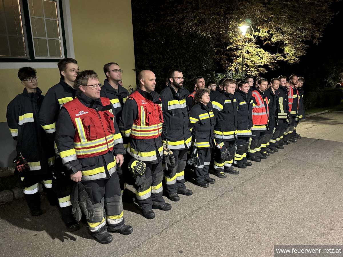 Foto 30, 13.10.2025, Unterabschnittsübung des UA Retz in Kleinriedenthal