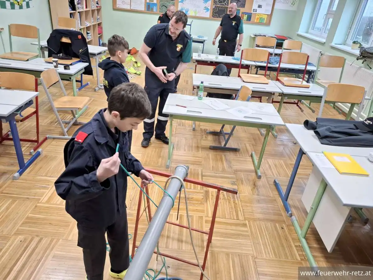 Foto 2, 23.03.2026, Erfolgreicher Wissenstest am Samstag, den 21. März der Feuerwehrjugend Retz in Hollabrunn!