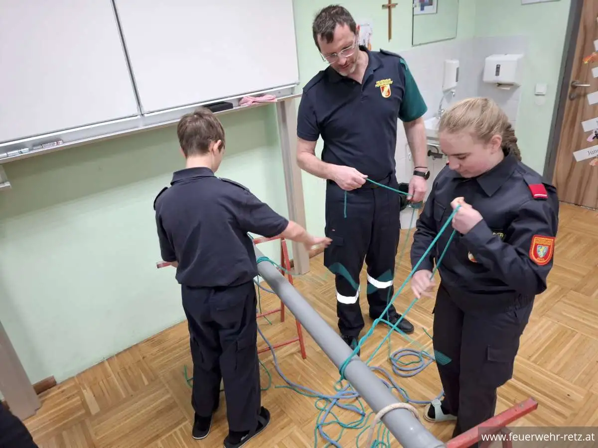 Foto 3, 23.03.2026, Erfolgreicher Wissenstest am Samstag, den 21. März der Feuerwehrjugend Retz in Hollabrunn!