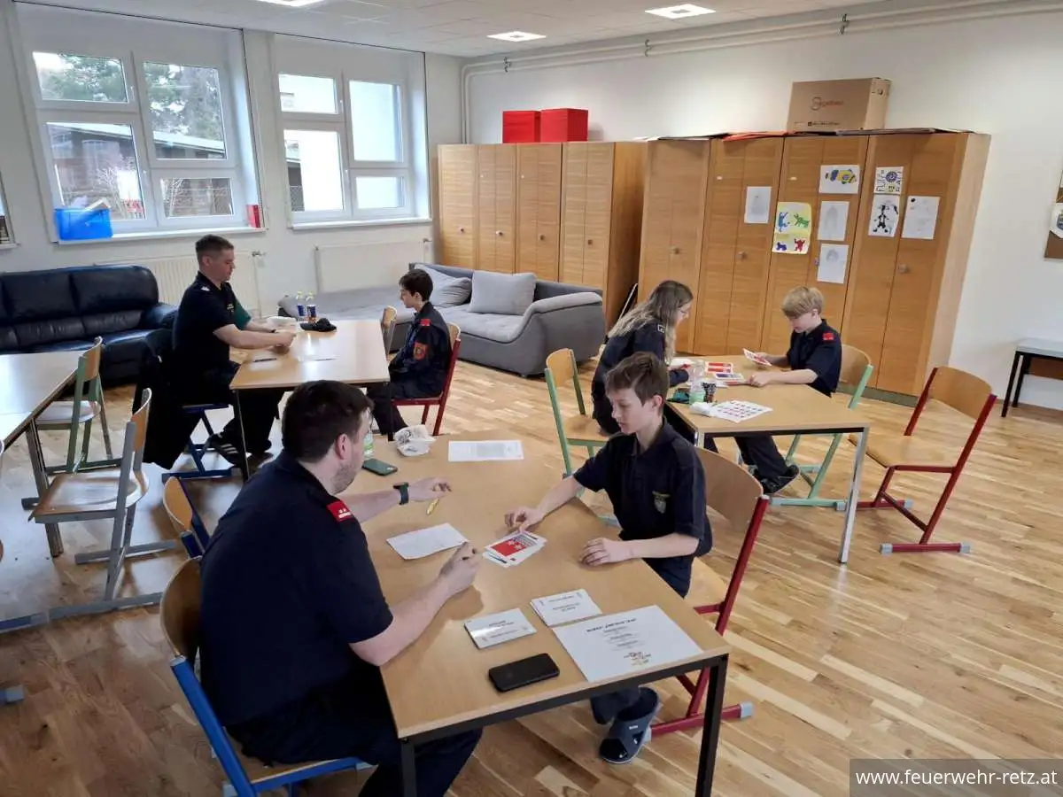 Foto 6, 23.03.2026, Erfolgreicher Wissenstest am Samstag, den 21. März der Feuerwehrjugend Retz in Hollabrunn!