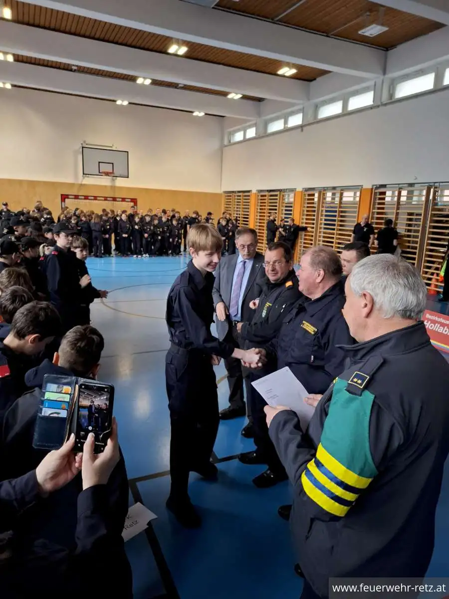 Foto 8, 23.03.2026, Erfolgreicher Wissenstest am Samstag, den 21. März der Feuerwehrjugend Retz in Hollabrunn!