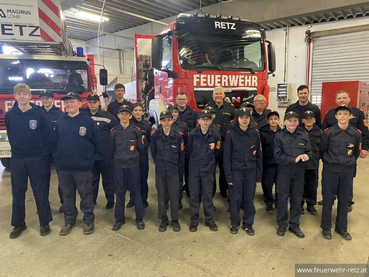 Foto 11, 23.03.2026, Erfolgreicher Wissenstest am Samstag, den 21. März der Feuerwehrjugend Retz in Hollabrunn!