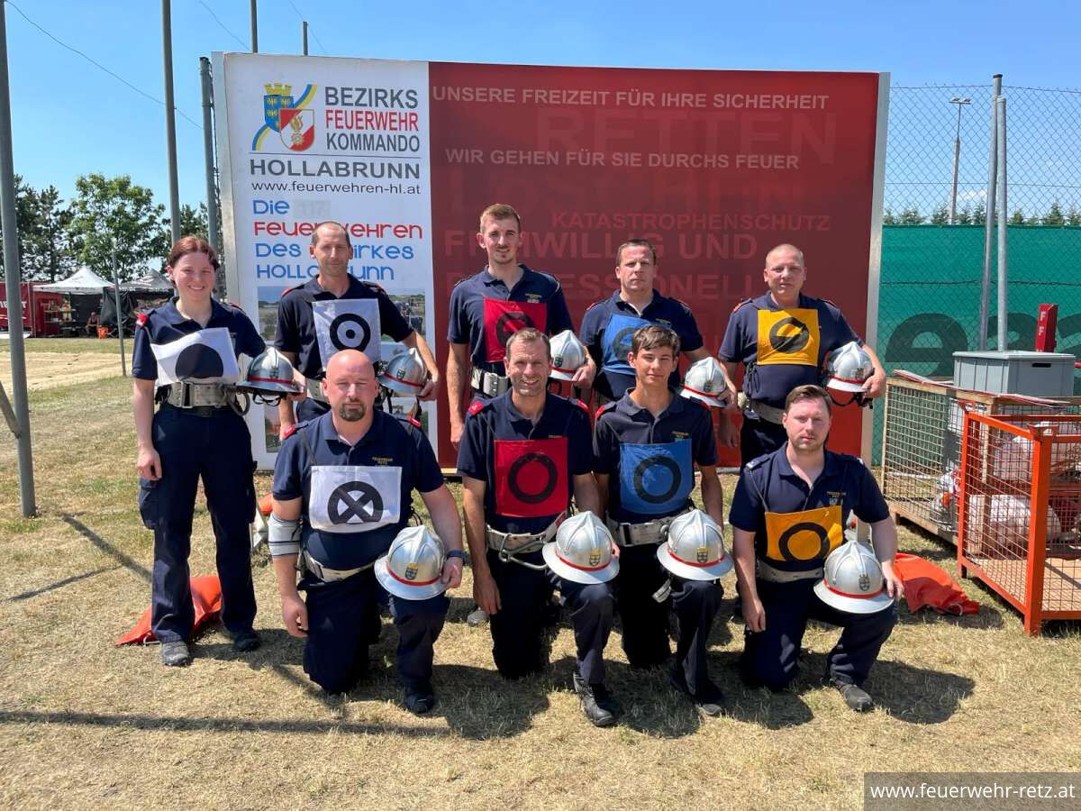 Foto 3, 03.07.2026, Erfolgreiche Teilnahme der FF Retz bei den Bezirksfeuerwehrleistungsbewerben in Unterretzbach
