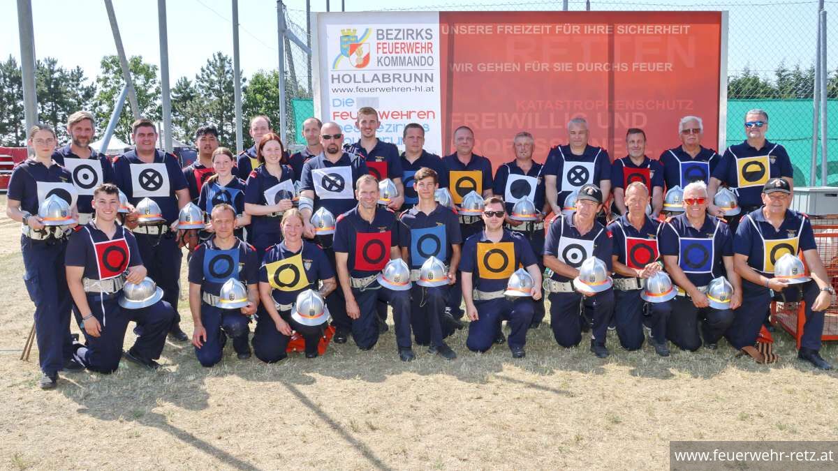 Foto 9, 03.07.2026, Erfolgreiche Teilnahme der FF Retz bei den Bezirksfeuerwehrleistungsbewerben in Unterretzbach