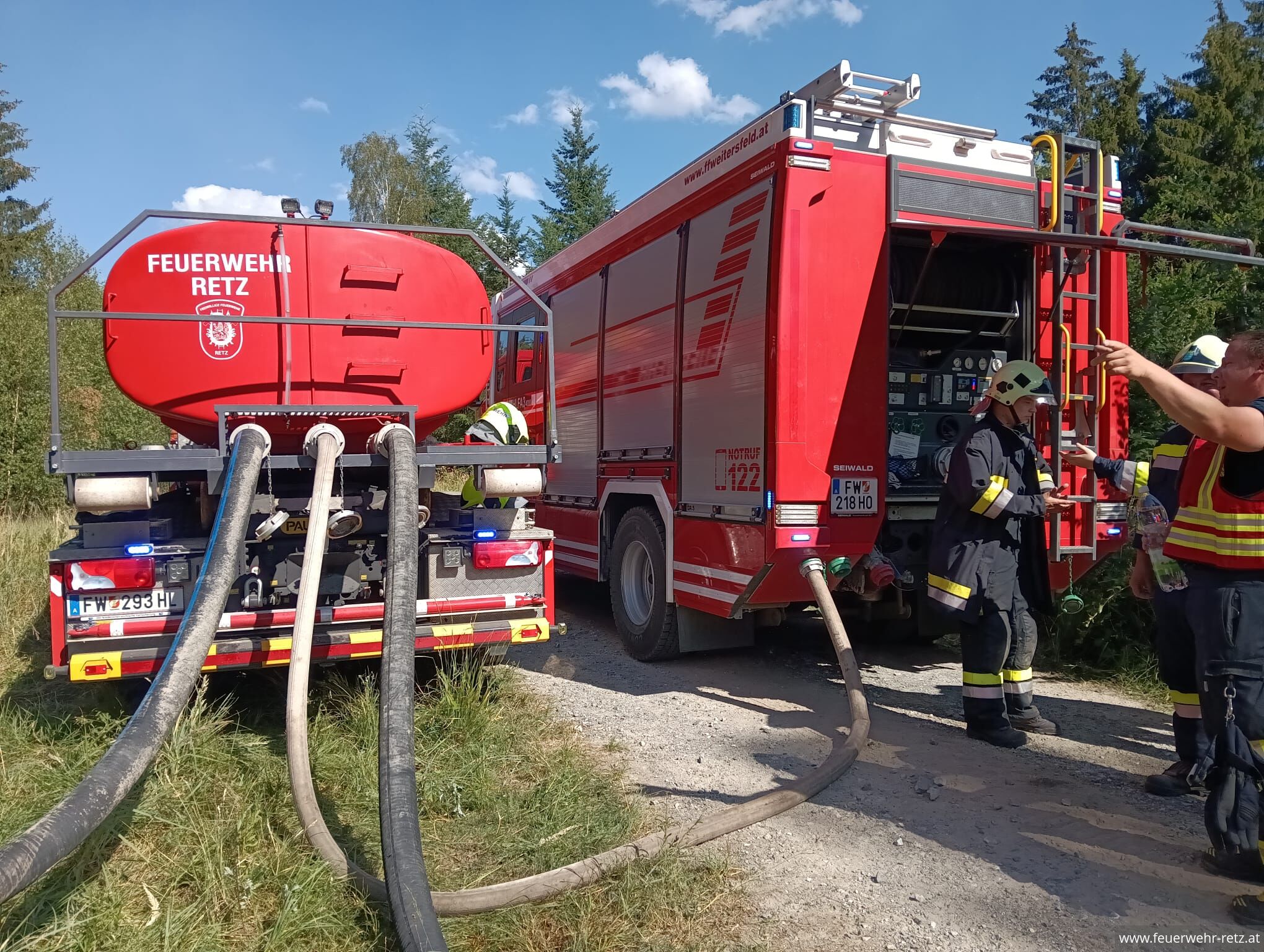 Foto 7, 13.07.2026, Waldbrandeinsatz in Riegersburg