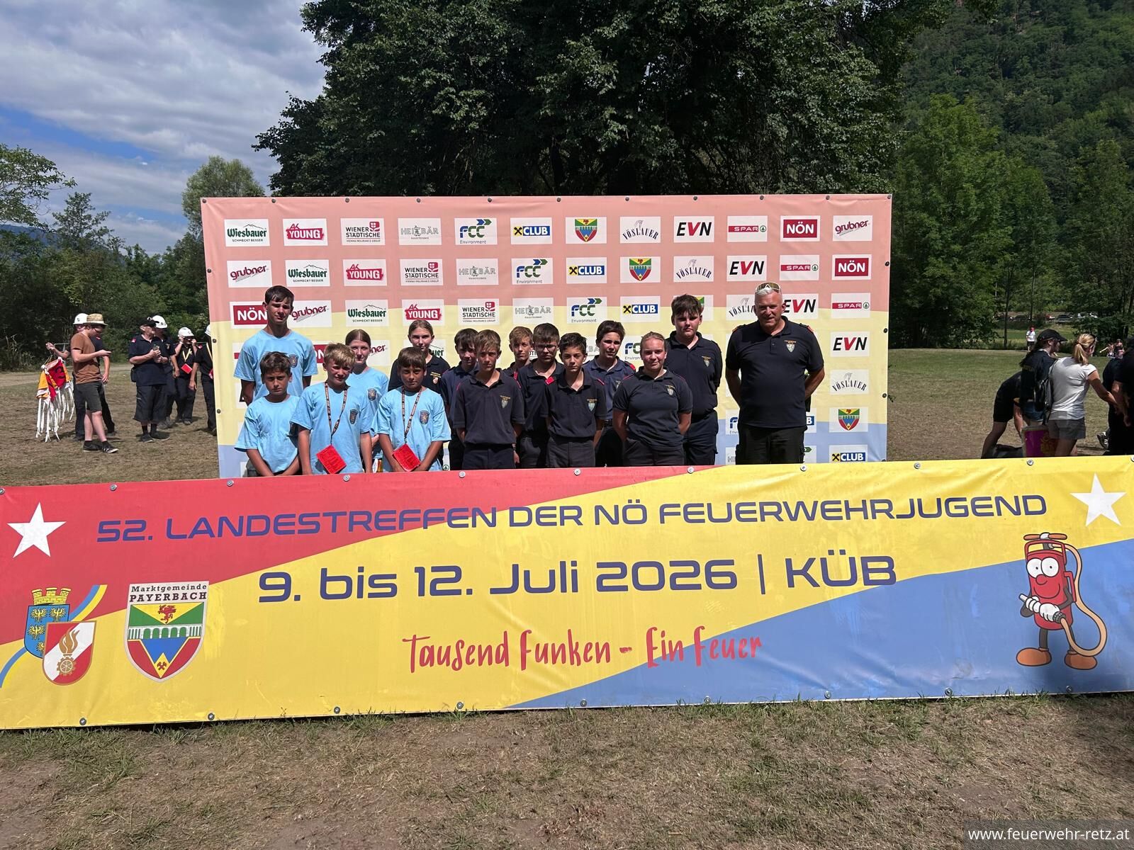 Foto 5, 13.07.2026, Erfolgreiche Teilnahme unserer Feuerwehrjugend am 52. Landestreffen der NÖ Feuerwehrjugend in Küb