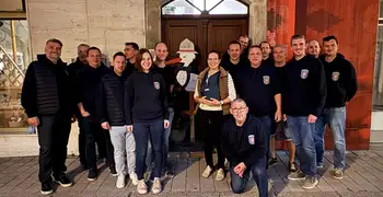 Bild zu Artikel Der Feuerwehr - Storch ist gelandet