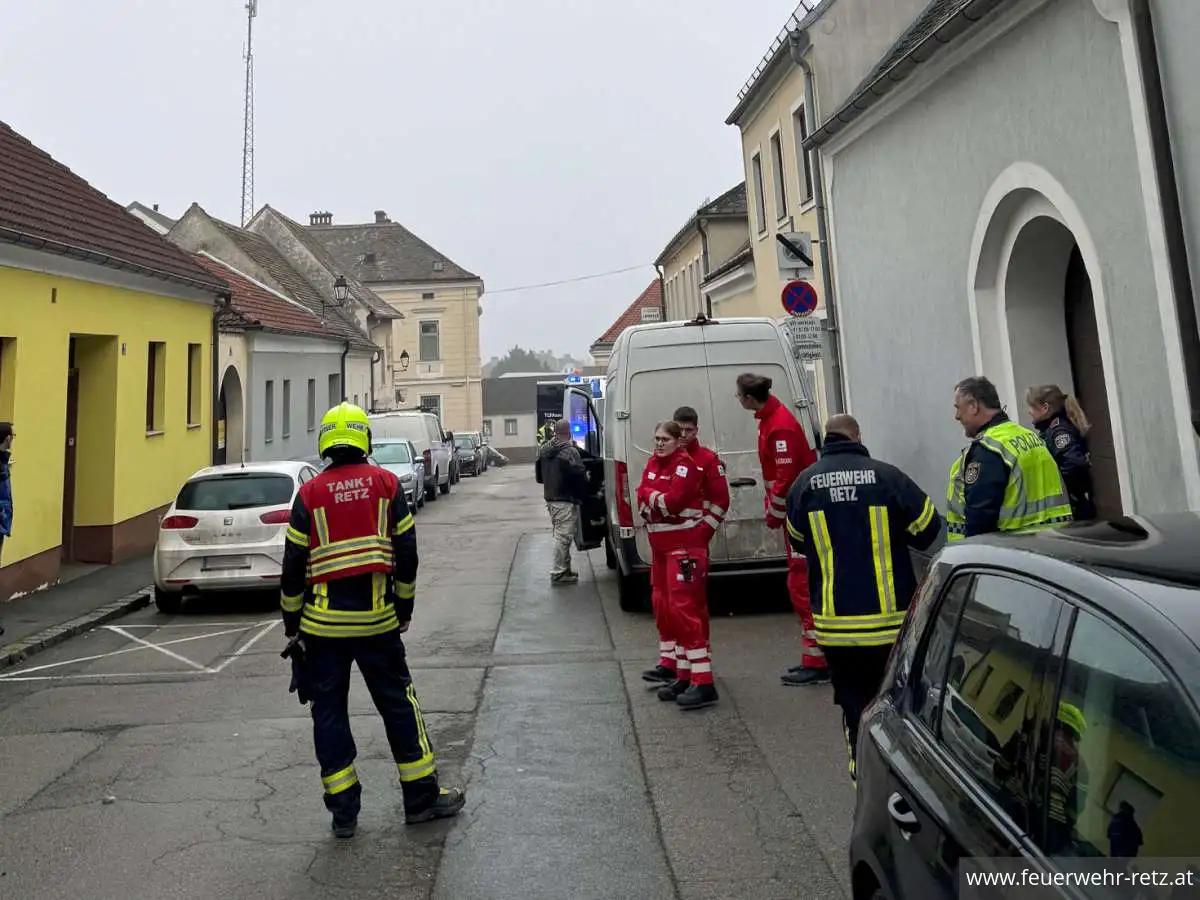Foto 1, 28.01.2026, Schadstoffeinsatz - Zwei Einsätze in kurzer Zeit für die Feuerwehr Retz Foto 1, 28.01.2026, Schadstoffeinsatz - Zwei Einsätze in kurzer Zeit für die Feuerwehr Retz