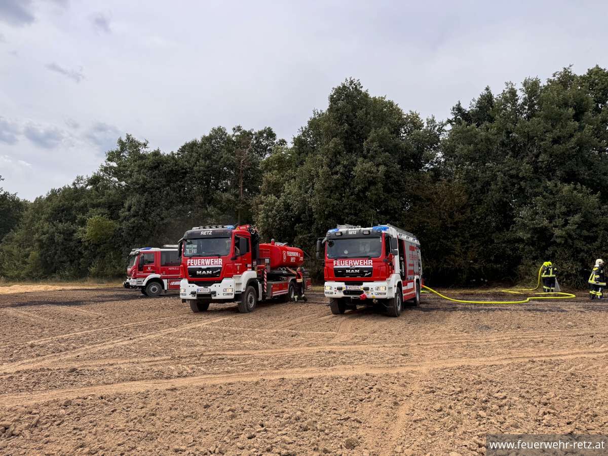 Foto 2, 15.07.2026, Brandeinsatz - Feldbrand in Riegersburg rasch unter Kontrolle gebracht