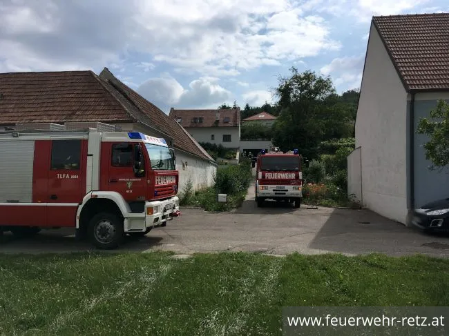 Foto 1, 18.06.2020, Brandeinsatz - Brandverdacht in Keller