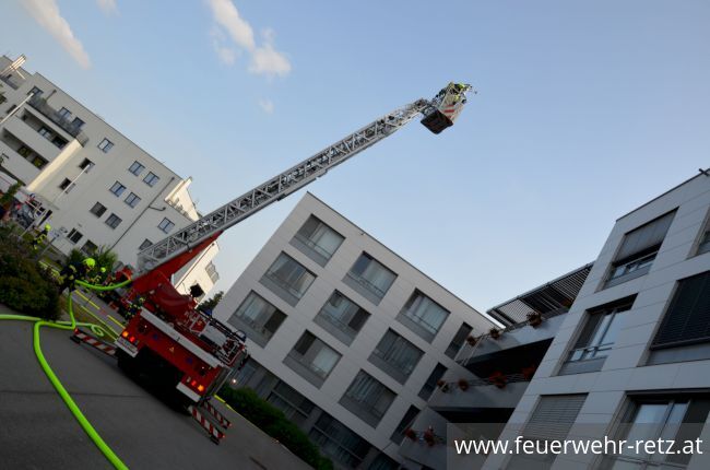 Foto 10, 14.06.2018, Unterabschnittsübung des UA Retz - NÖ Pflege- und Betreuungszentrum Retz