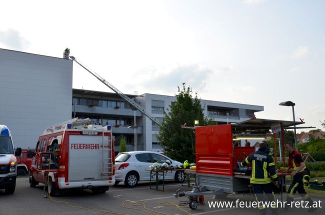 Foto 16, 14.06.2018, Unterabschnittsübung des UA Retz - NÖ Pflege- und Betreuungszentrum Retz