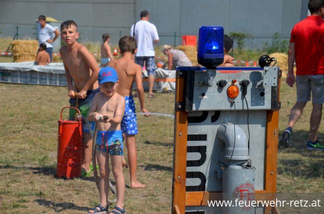 Foto 6, 07.08.2018, Hitzerekord beim Ferienspiel der Freiwilligen Feuerwehr Retz