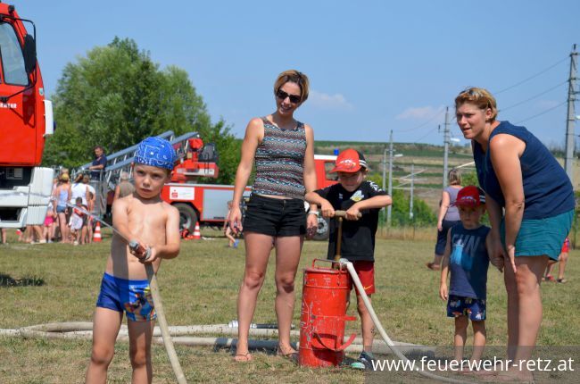 Foto 11, 07.08.2018, Hitzerekord beim Ferienspiel der Freiwilligen Feuerwehr Retz