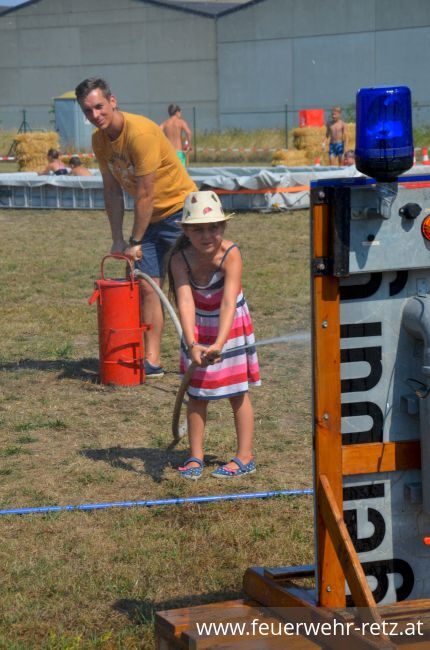 Foto 12, 07.08.2018, Hitzerekord beim Ferienspiel der Freiwilligen Feuerwehr Retz
