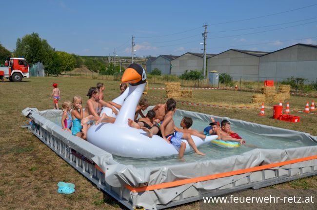 Foto 15, 07.08.2018, Hitzerekord beim Ferienspiel der Freiwilligen Feuerwehr Retz