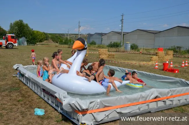 Foto 15, 07.08.2018, Hitzerekord beim Ferienspiel der Freiwilligen Feuerwehr Retz