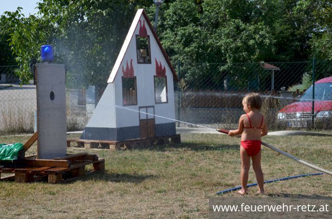 Foto 18, 07.08.2018, Hitzerekord beim Ferienspiel der Freiwilligen Feuerwehr Retz