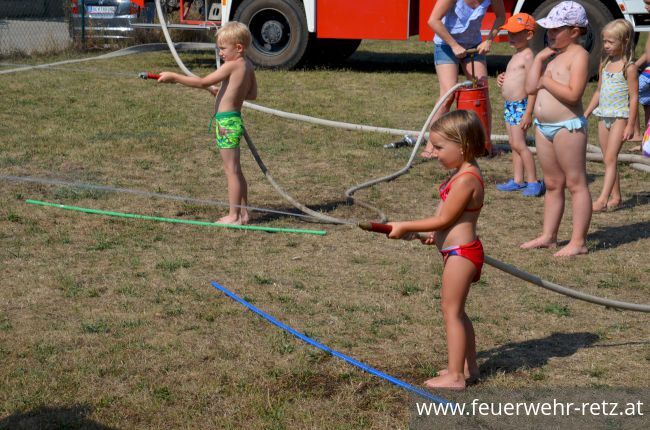 Foto 19, 07.08.2018, Hitzerekord beim Ferienspiel der Freiwilligen Feuerwehr Retz
