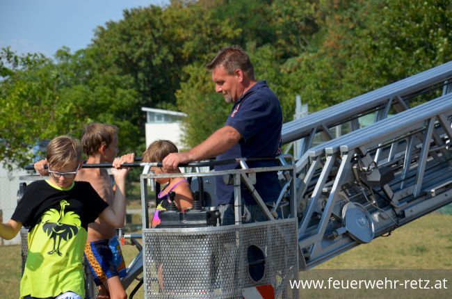 Foto 27, 07.08.2018, Hitzerekord beim Ferienspiel der Freiwilligen Feuerwehr Retz