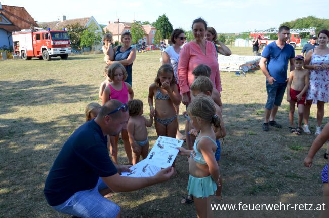 Foto 31, 07.08.2018, Hitzerekord beim Ferienspiel der Freiwilligen Feuerwehr Retz