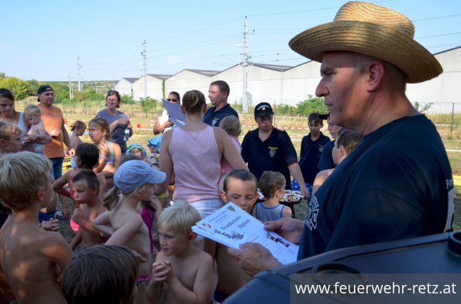 Foto 32, 07.08.2018, Hitzerekord beim Ferienspiel der Freiwilligen Feuerwehr Retz