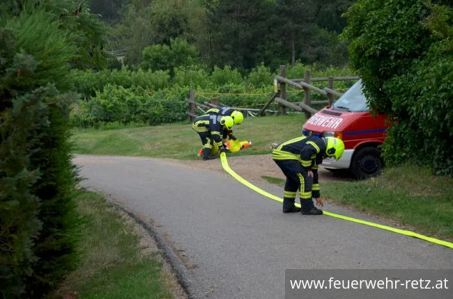 Foto 14, 30.07.2019, Übung - Brand Reithalle und Wald