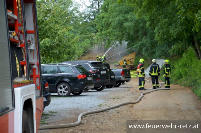 Foto 18, 30.07.2019, Übung - Brand Reithalle und Wald Foto 18, 30.07.2019, Übung - Brand Reithalle und Wald