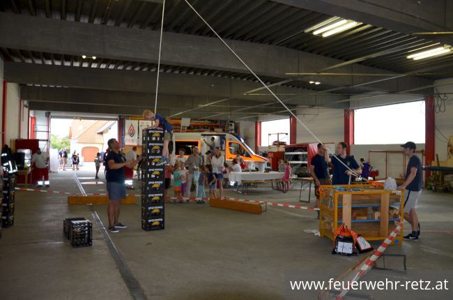 Foto 12, 02.09.2019, Ferienspiel der Blaulichtorganisationen 2019 - Blaulichtnachmittag mit Feuerwehr und Rotes Kreuz